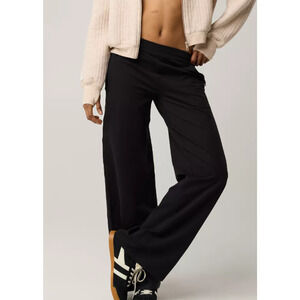 aerie Black Wide Leg Lounge Trousers